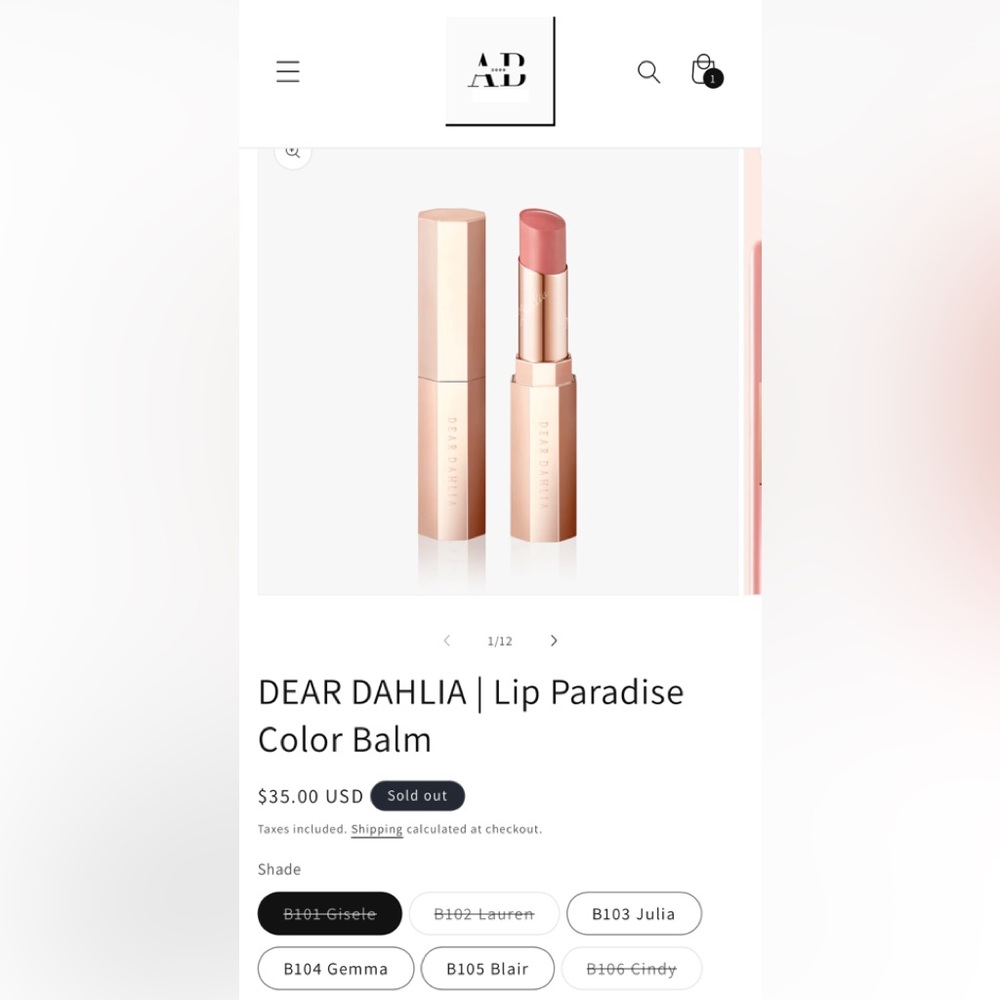 DEAR DAHLIA | Lip Paradise Color Balm
www.agelessbeauty3000.com - Picture 9 of 11